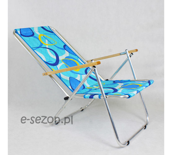 krzesło plażowe aluminiowe składane