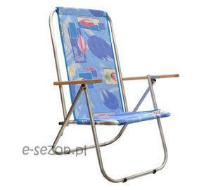 leżak mocny - krzesło plażowe - wytrzymałe