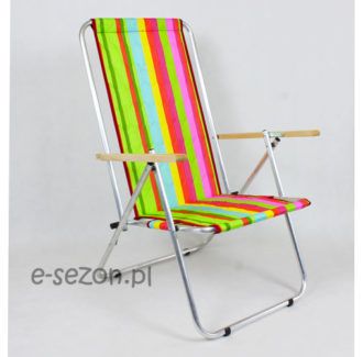 Krzesło plażowe, aluminiowe