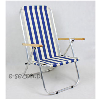 Tradycyjne krzesło plażowe aluminiowe