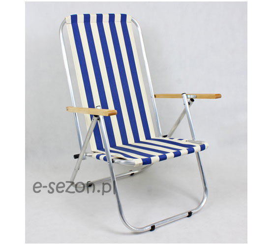 Tradycyjne krzesło plażowe aluminiowe