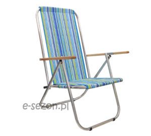 Wytrzymałe krzesło plażowe aluminiowe