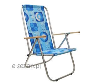 krzesło plażowe aluminiowe składane