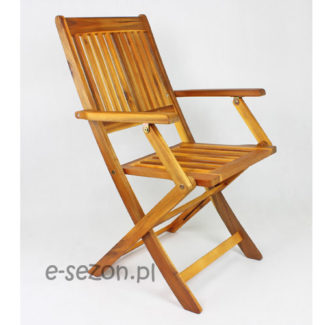 Krzesło składane drewniane